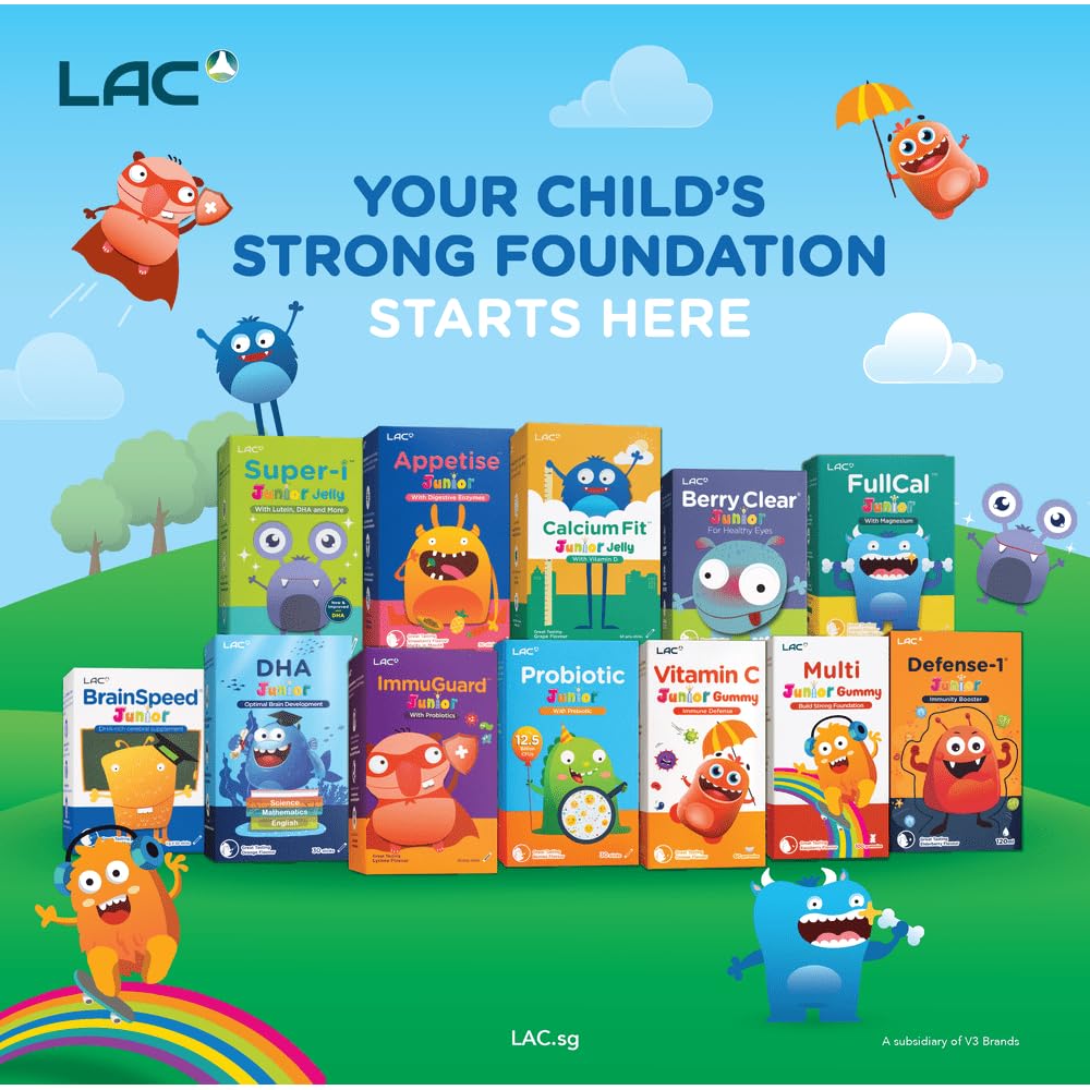LAC BrainSpeed Junior for Kids | Fish Oil DHA Phosphatidylserine